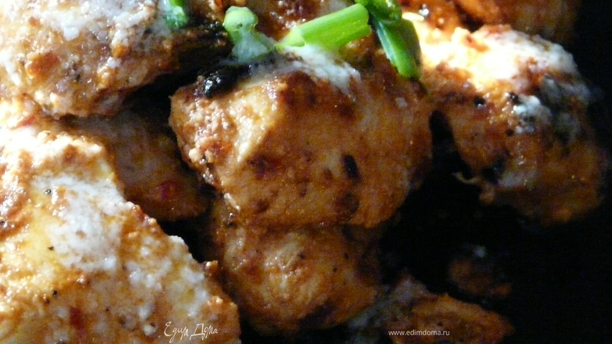 Курица по-ливански с чесночным соусом / Shish taouk