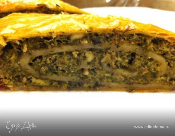 Сытный рулет к бульону