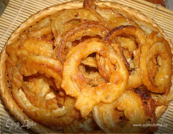 Луковые колечки в кляре