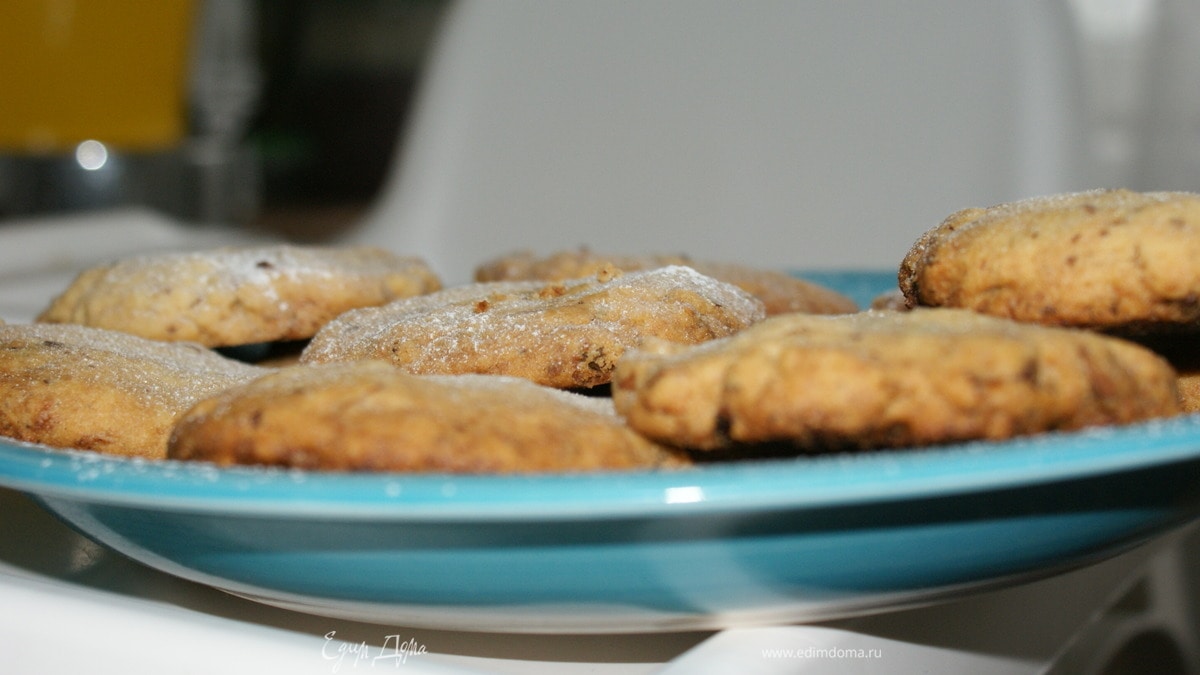 Песочное печенье с орехами Пекан