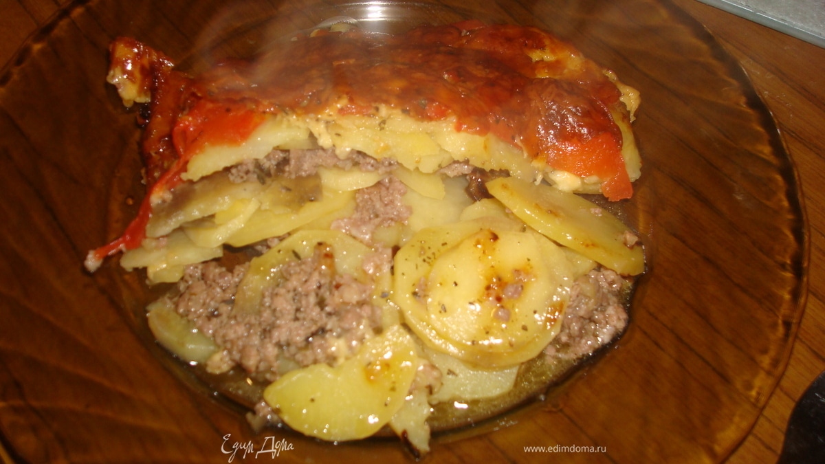 Картофельная запеканка с фаршем