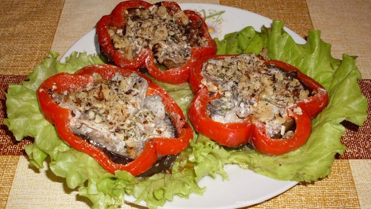 Фантазия на тему баклажана и грибов