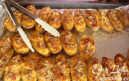 Рецепт Картофель печеный с грибной начинкой