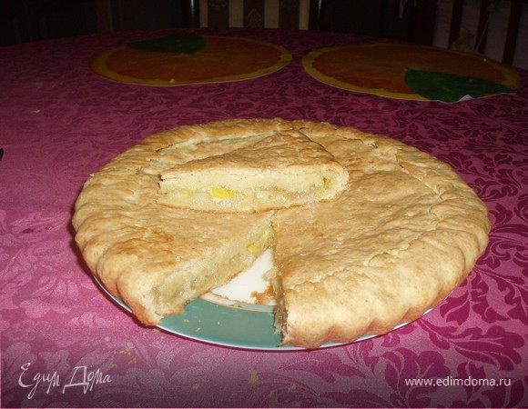 Лимонник, закрытый пирог Лимонник, закрытый пирог