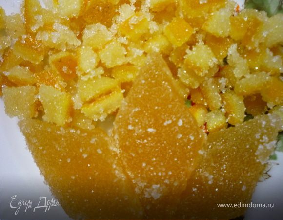 Апельсиновые цукаты и  мармелад (повидло)