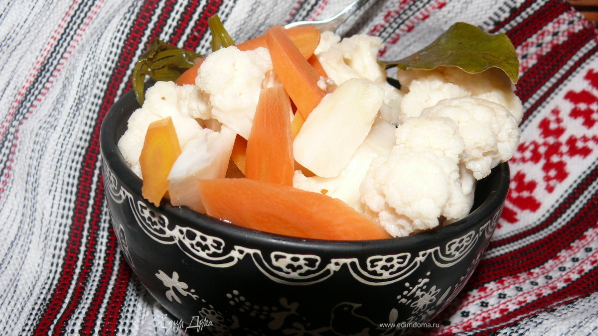 Быстро-маринованная цветная капуста