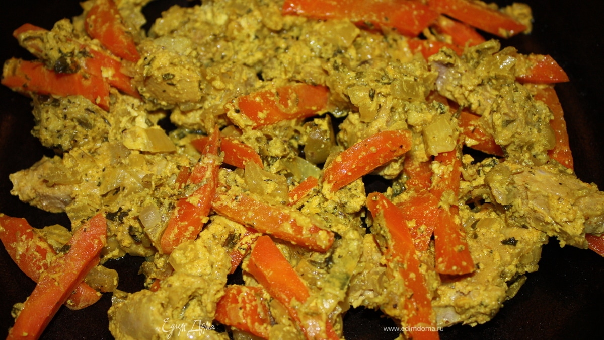 Свинина с огурцами