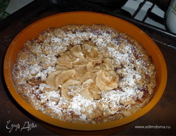 Яблочная кростата 