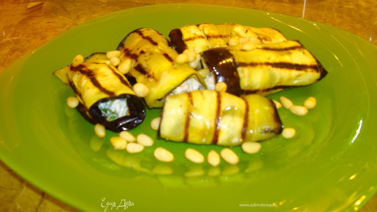 Рулетики с орехами