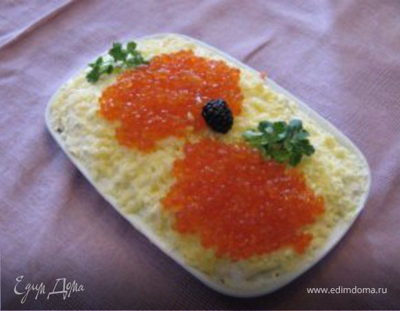 Cалат с икрой