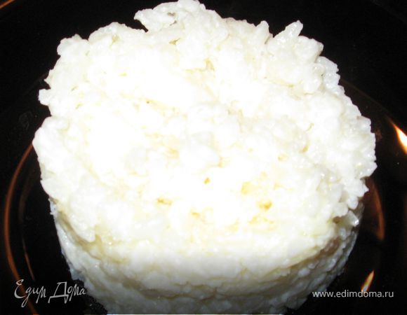 Рис, сваренный в молоке.