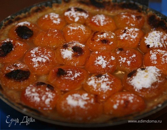 Песочный пирог с абрикосами Песочный пирог с абрикосами