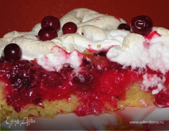 Пирог с клюквой