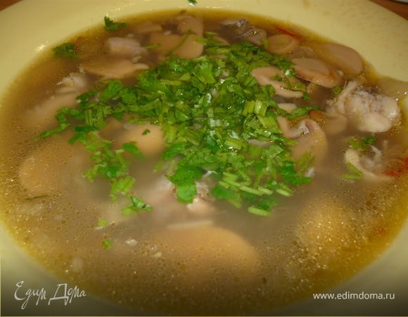 Похлебка из чечевицы с грибами Похлебка из чечевицы с грибами