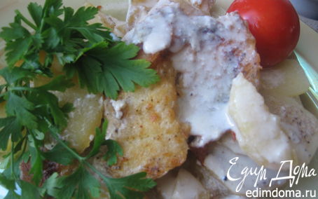 Рецепт Гратен из картофеля с рыбой