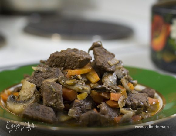 Рагу из говядины с грибами Рагу из говядины с грибами