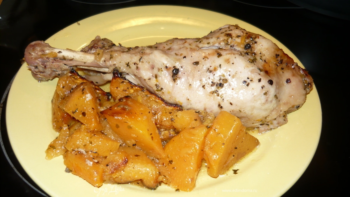 Индейка с брюквой и репой