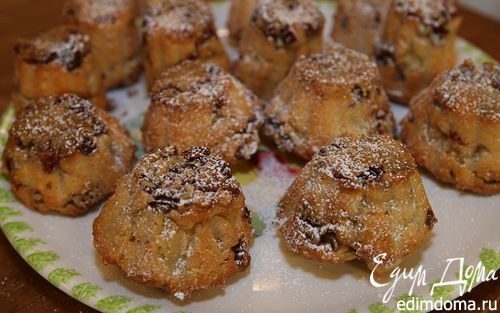 Рецепт Яблочные кексы с орехами пекан