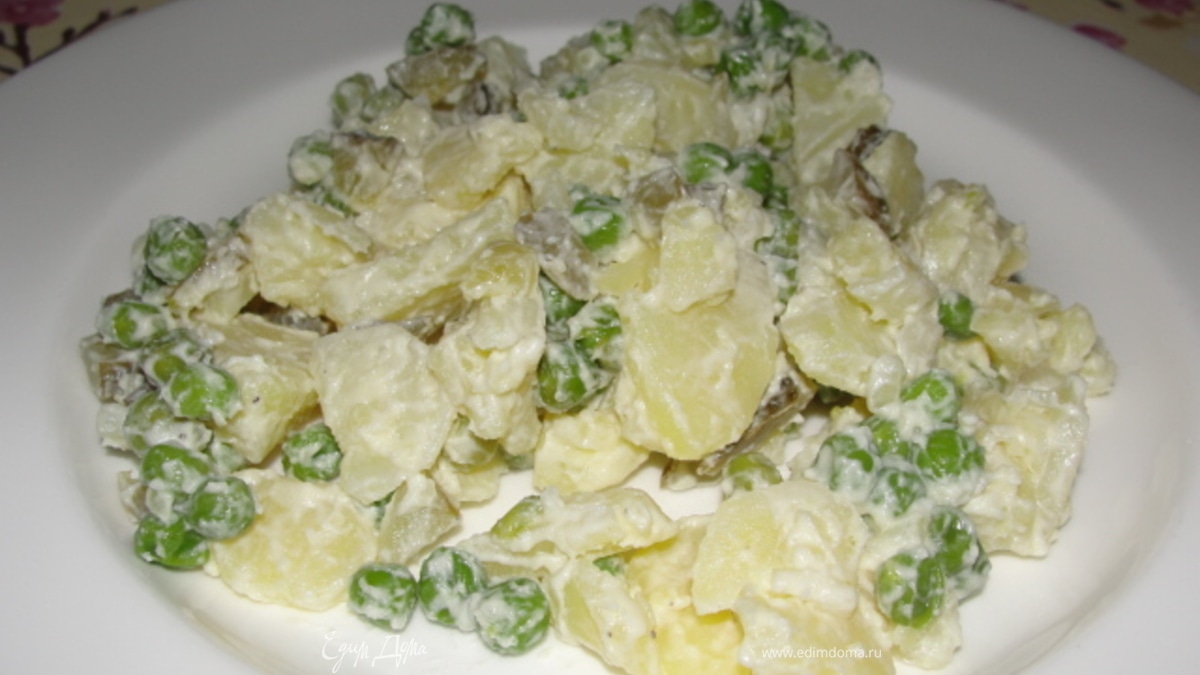 Картофельный немецкий салат