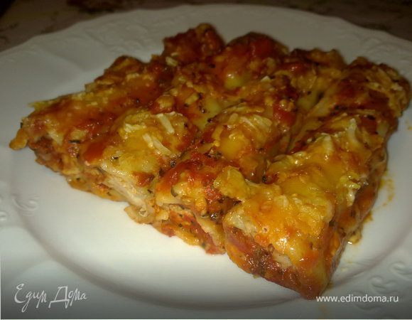 Каннелони с индейкой Каннелони с индейкой