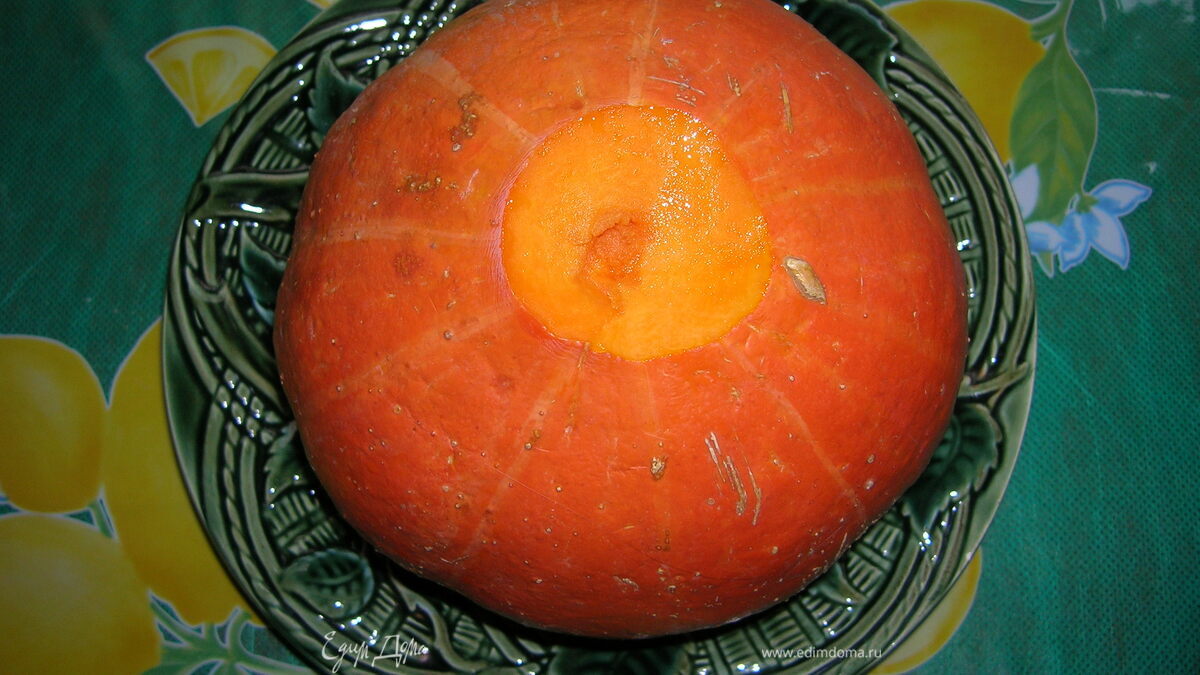 Мясо в тыкве "Хеллоуин"