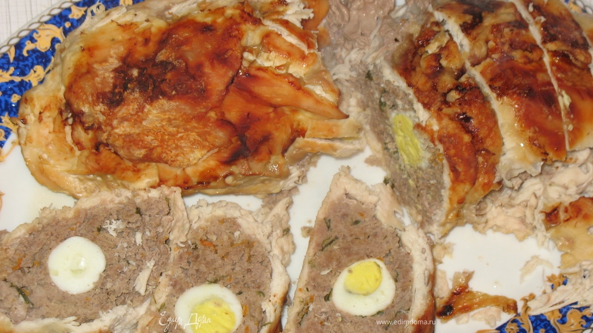 Мясной рулет из лосятины