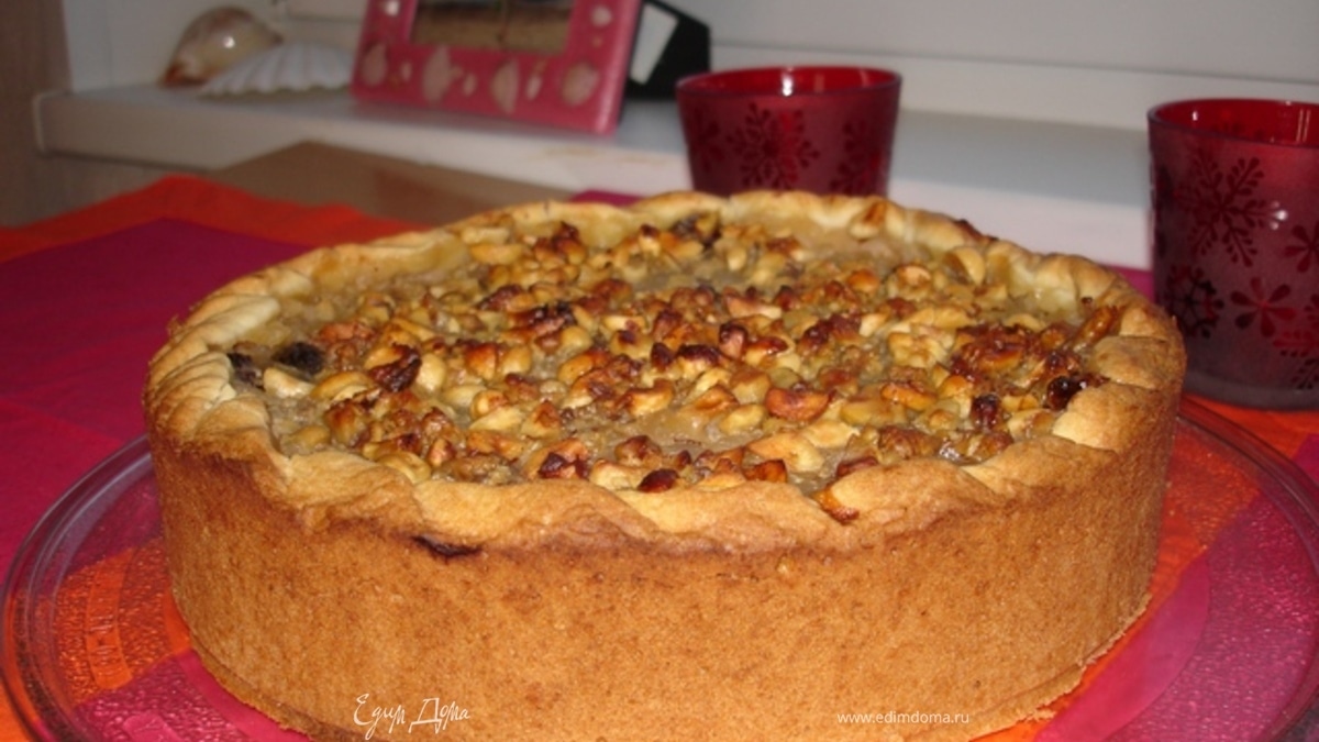 Ароматный яблочный пирог