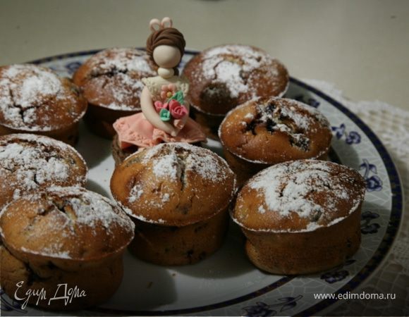 Ванильные кексы с ежевикой Ванильные кексы с ежевикой