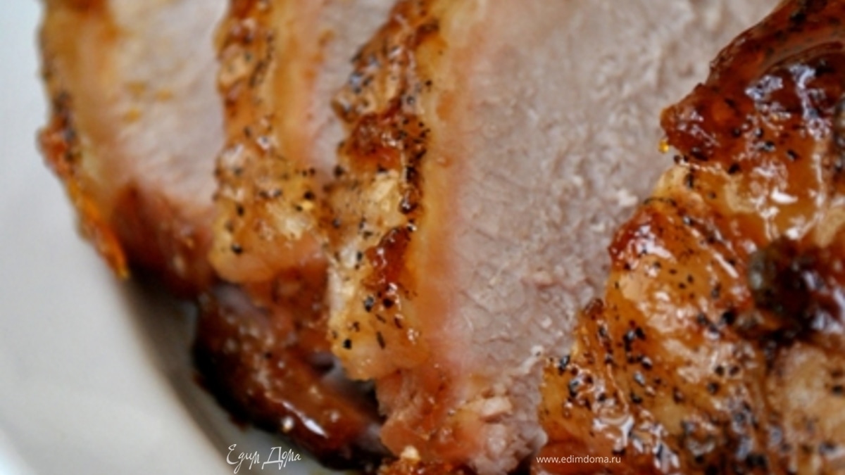 Свинина в апельсиновой глазури
