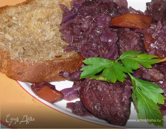 Говядина с красной капустой Говядина с красной капустой