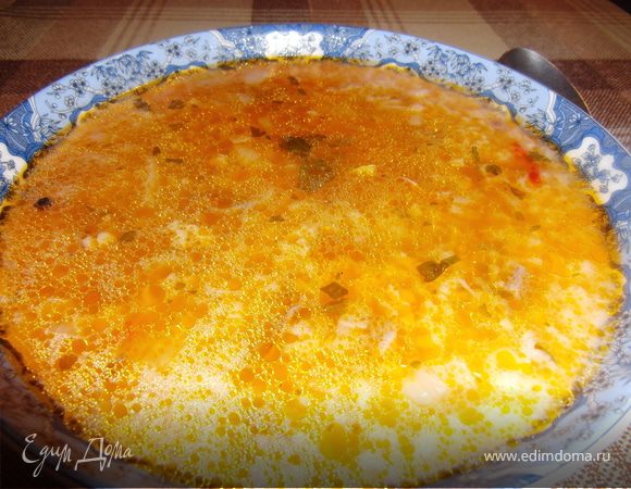 Харчо с бараниной и чили