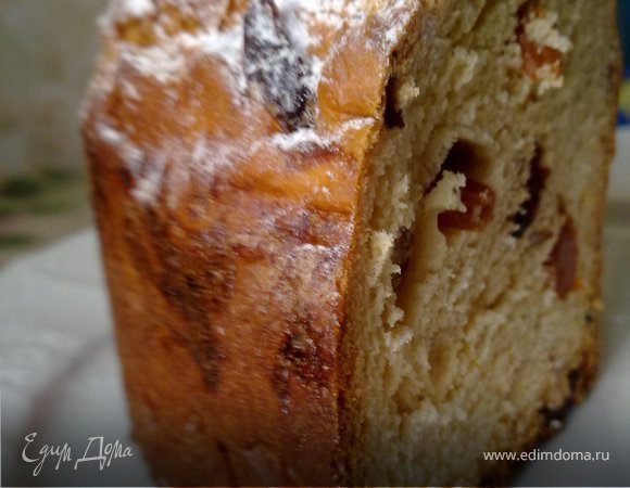 Панеттоне( итальянский дрожжевой рождественский кекс)