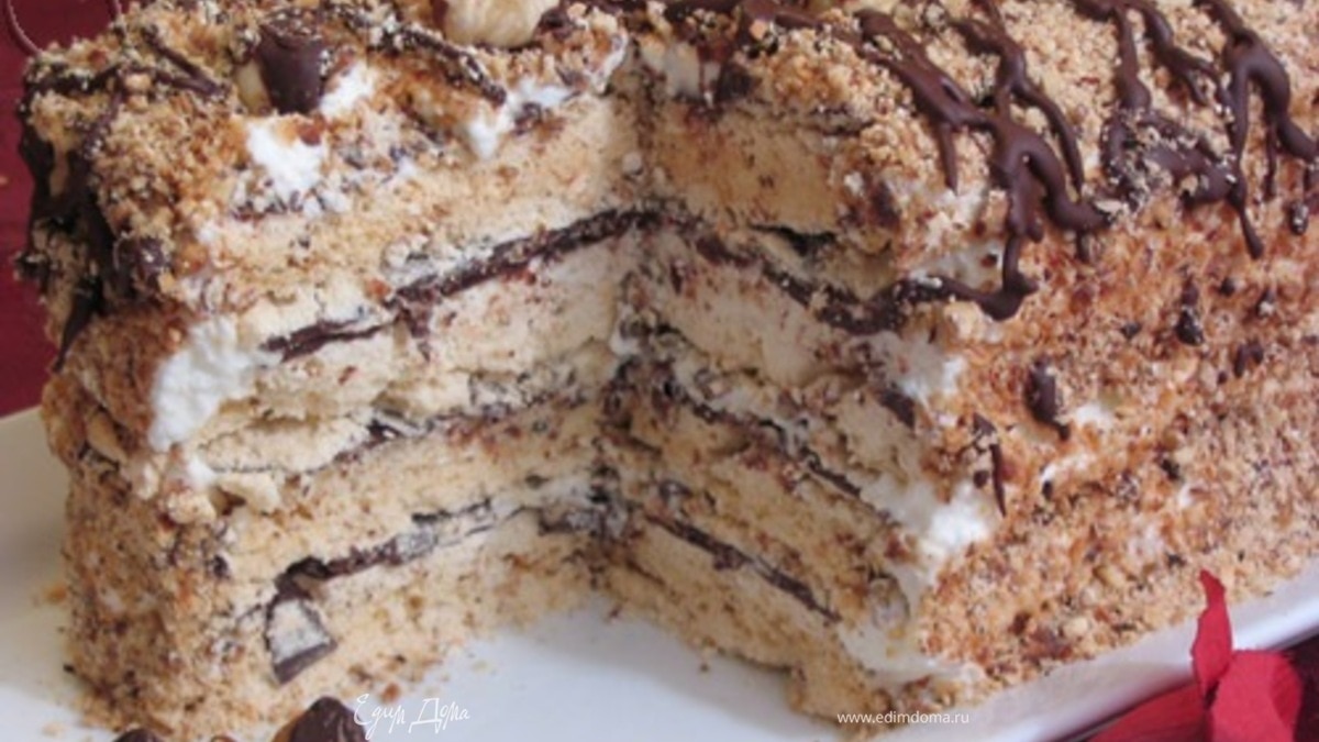 Ореховый торт-безе