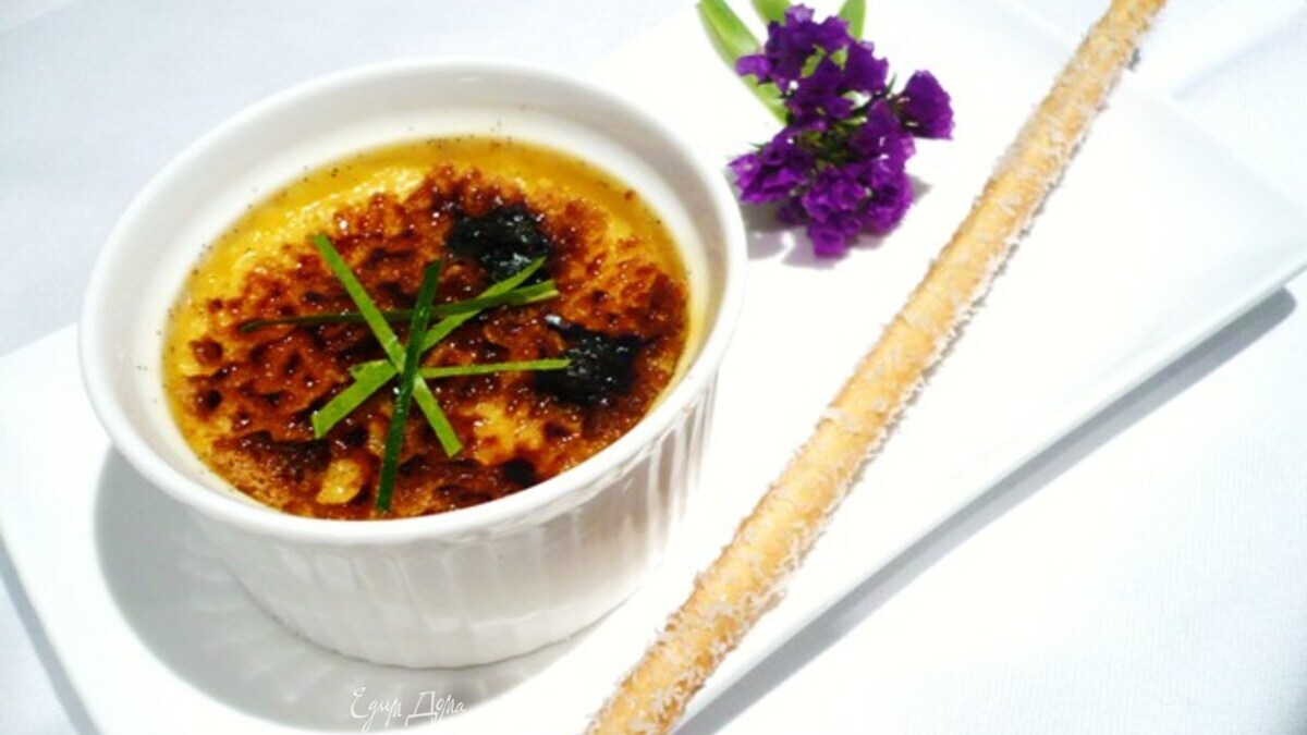 "Имбирь да лайм" крем-брюле