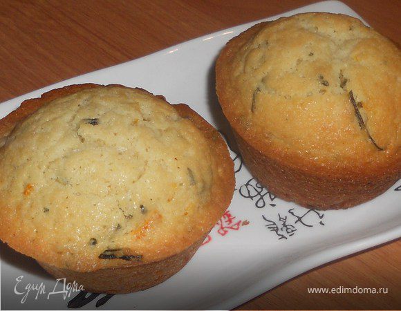 Маффины с лаймом, апельсином и розмарином Маффины с лаймом, апельсином и розмарином