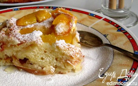 Рецепт Пирог с яблоками и персиками