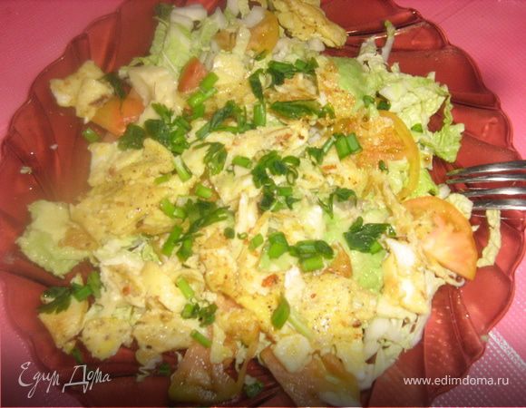 Пекинский салат к завтраку