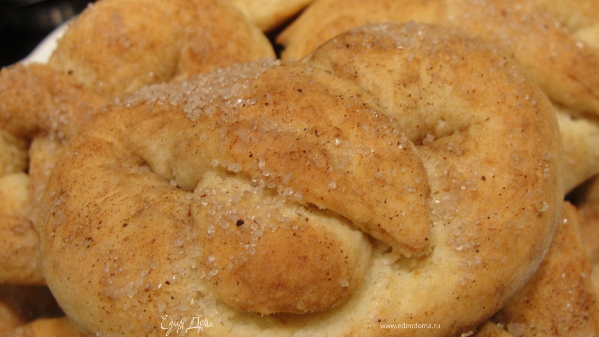 Печенье " Крендельки с корицей" ( по-еврейски)
