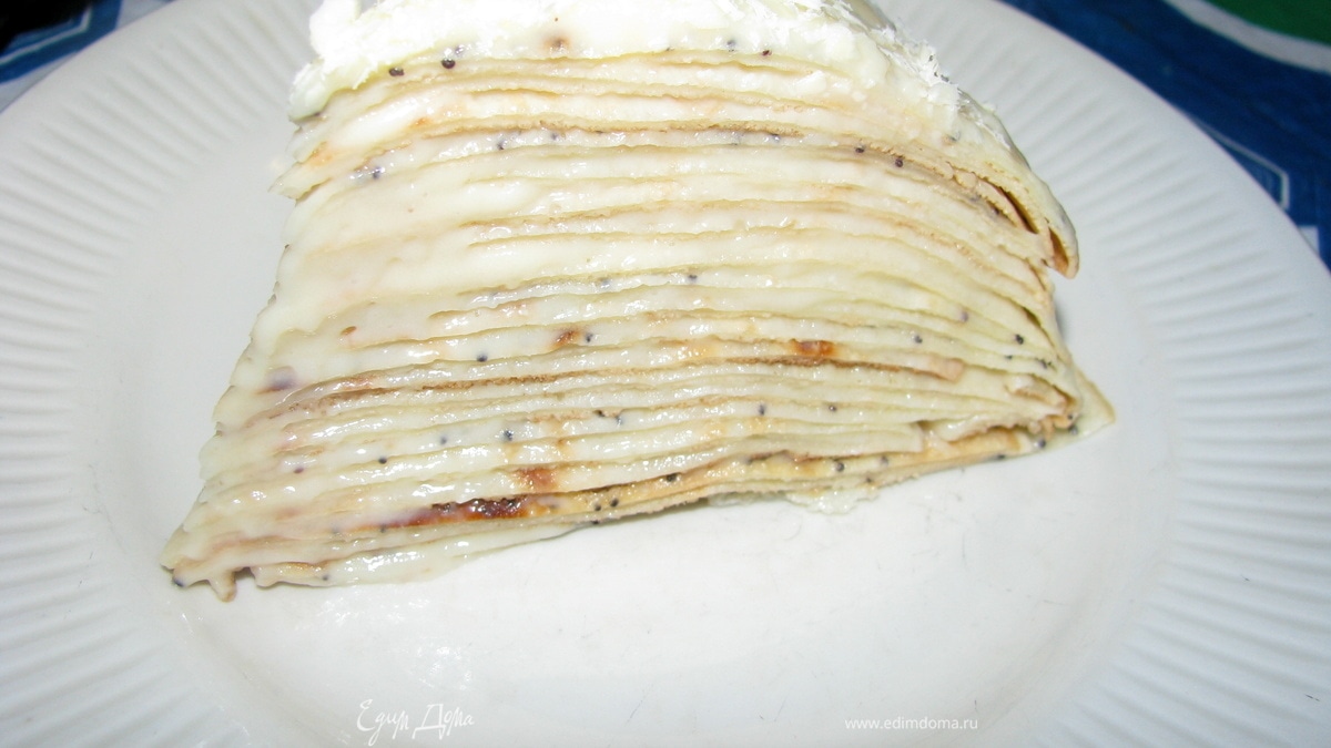 Блинный торт с заварным кремом