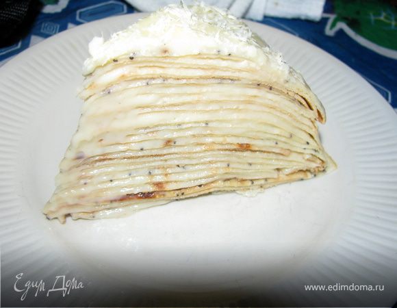 Блинный торт с заварным кремом