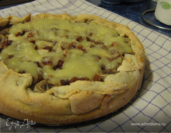 Творожный пирог с сухофруктами Творожный пирог с сухофруктами