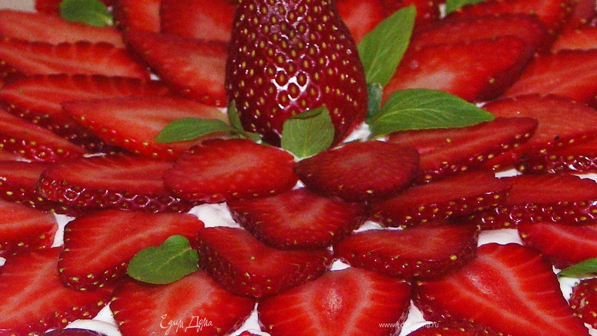 Торт "Клубника со сливками"