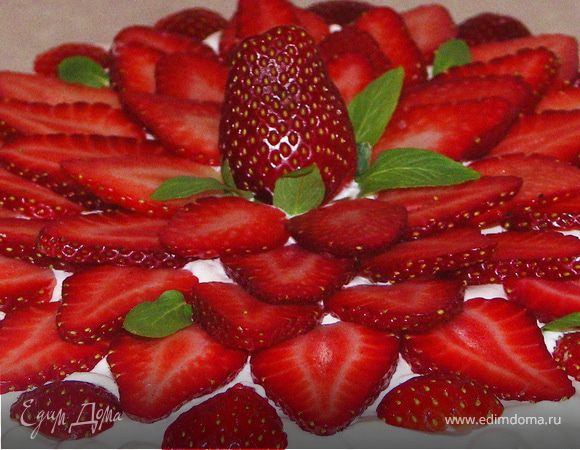 Торт "Клубника со сливками" Торт "Клубника со сливками"