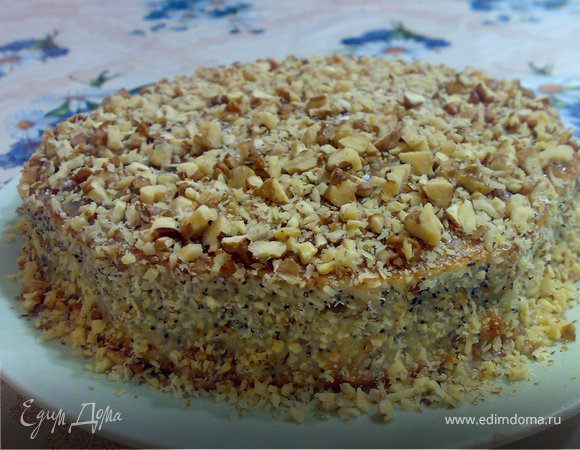 Торт "Маковый с грецкими орехами" Торт "Маковый с грецкими орехами"