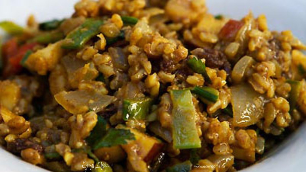 Рисовый салат с карри