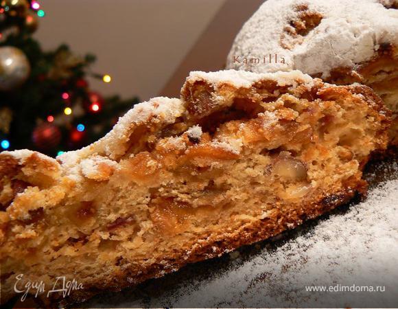 Штолен с инжиром и финиками Штолен с инжиром и финиками