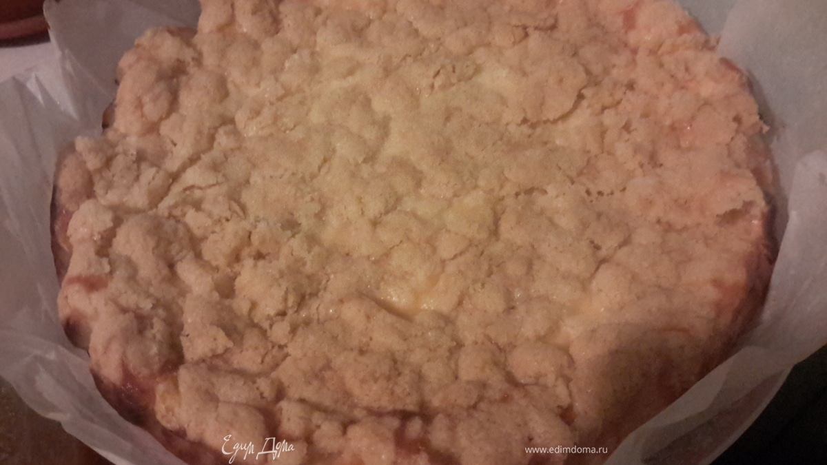 Сладкий творожный пирог