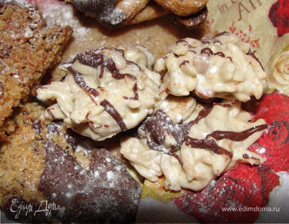 Миндальный сплит в белом шоколаде