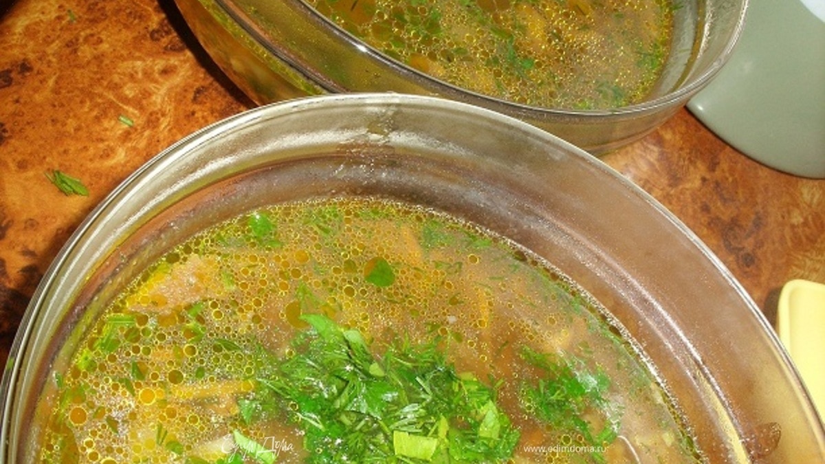 Суп из белых грибов