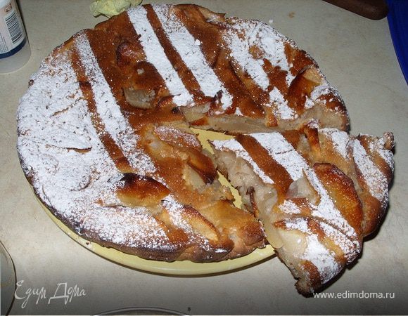 Шарлотка с яблоками от Алисы Доценко